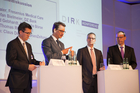 Foto: Dr. Cord Gebhardt - Deutsche Börse; Thomas Richter - BVI; Oliver Maier - Fresenius Medical Care und Stefan Bielmeier - DZ Bank