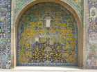 © Fotodienst / Wilfried Seywald. Teheran, Golestan-Palast. Fliesengeschmücktes Detail dees Shams ol-Emareh.