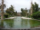 © Fotodienst / Wilfried Seywald. Teheran, Golestan-Palast, Blick Richtung Süden über einen gepflegten Wasserbassin.