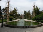 © Fotodienst / Wilfried Seywald. Teheran, Golestan-Palast, Blick Richtung Süden über einen gepflegten Wasserbassin.