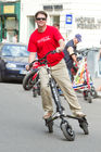 (c) fotodienst / Anna Rauchenberger - Wien, am 05.08.2010 -  Gemeinsam mit Trikke Austria powered by BEKO veranstaltete die Firma Stamm Concept Store das erste 'Spazierschweben' mit dem eTrikke in der Wiener Innenstadt. Mit dem elektrisch unterstützten Trikke UPT, eine Art Elektroroller, kann sich jeder umbeweltbewusst fortbewegen. Das Trikke UPT ist klappbar, leicht und dadurch einfach zu transportieren und zu lagern. FOTO: Ing. Christof Kotauczek, G&F HandelsgesmbH, beim Spazierschweben mit dem eTrikke