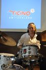 Drummer Orlando Riba von der Dani Felber Big Band