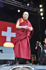 Seine Heiligkeit der Dalai Lama, geistiges Oberhaupt der tibetischen Exilregierung bei seinem Besuch in Zürich. H.H. Dalai Lama, spiritual buddhist leader of the Tibetian Exil-government at his visit in Zürich