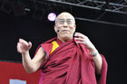 Seine Heiligkeit, der Dalai Lama, bei seiner Rede in Zürich