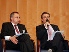 (c) fotodienst / Harald Beck - Wien, am 08.04.2010 - 14. Österreichisches IT-Forum - Strategien der Zukunft, Podiumsdiskussion, Georg Obermeier, Christian Polster