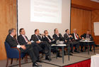 (c) fotodienst / Harald Beck - Wien, am 08.04.2010 - 14. Österreichisches IT-Forum - Strategien der Zukunft, Podiumsdiskussion, Georg Obermeier, Walter Weihs, Christian Polster, Andreas Muther, Dieter Kittenberger, Roland Mark Jabkowski, Alexander Loisel
