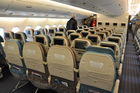 399 Economy Class Sitzplätze hat der A-380 der Singapore Airline, welcher nun täglich zwischen Zürich und Singapore verkehrt.