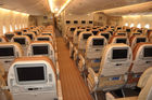 399 Economy-Sitze hat der A-380 der Singapore Airlines. 399 Economy seats has the A-380 from Singapore Airlines