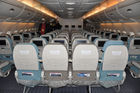 399 Economy-Sitze hat der A-380 der Singapore Airlines. 399 Economy seats has the A-380 from Singapore Airlines