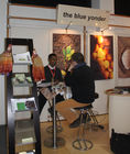 (C) fotodienst/Wolfgang Weitlaner; Gopinath Parayil, Chef von Blue Yonder im indischen Kerala auf seinem Stand.