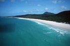 Der White Heaven Beach in den Whitesunday Islands am Great Barrier Reef zählt zu Australiens beliebtesten Ferienparadiese entlang des 2300 Kilometer langen Weltkulturerbes.