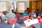 (c) fotodienst / Anna Rauchenberger - Altlengbach, am 14.01.2010 - Peter Wirth, ehemaliger Quester-Geschäftsführer, hält einen Vortrag über das Miteinander von Innen- und Außendienst im Rahmen der 5. Quester Akademie