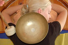 Germany, Badenweiler, Hotel Römerbad, Ayurveda-Center Triguna, tibetian gong-theraphy.