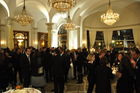 Am Travel Star Award im Montreux Palace geladene Gäste aus der Reisebranche beim Abendessen im Belle Epoque Festsaal