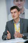 (C) fotodienst, Martina Draper,  SAP Teched Messe
Interview mit Herrn Dr. Restis Terzidis, SAP Research Karlsruhe