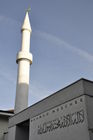 Die Mahmud-Moschee in Zürich der Ahmadiyyn Bewegung ist eine der Moscheen in der Schweiz mit einem Minarett, das bis anhin keinen störte.