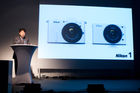 (C) fotodienst.at /Anna Rauchenberger  - Wien, 21.09.2011 –  Nikon stellt heute ein von Grund auf neu entwickeltes, revolutionäres Digitalkamerasystem vor: Nikon 1. Es bietet beste Qualität für Fotos und Filmaufnahmen und ist mit intelligenten neuen Features ausgestattet. FOTO: Hayato Kamiso, Nikon B.B. Europazentrale, während der Präsentation der Nikon 1