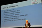Prof. Dr. Hansruedi Müller vom Forschungsinstitut für Freizeit und Tourismus (FIF) der Uni Bern erläuterte am 5. City Challenge die Fakten der Klimaveränderung und zeigte die Folgen auf
