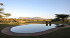 Traumhafte Aussicht vom Pool des Joy's Camp inmitten in der Wildnis des  Shaba und Samburu Nationalparks. 