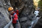 Das Oberdrautal in Kärnten hat sich als erster Outdoorpark Österreichs positioniert. Besonders attraktiv sind Canyoning Touren in der Ochsenschlucht bei Berg im Drautal. © Fotodienst / F. Gerdl