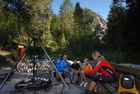 Das Oberdrautal in Kärnten hat sich als erster Outdoorpark Österreichs positioniert. Im Segment Radfahren werden vielfältige Touren angeboten, vom mittlerweile vielfrequentierten Drauradweg angefangen bis hin zum Mountainbiking auf Almen. © Fotodienst / F. Gerdl