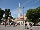 Eingang zur Hagia Sophia, dem Kirchenpalast des byzantinischen Kaisers, heute ein Museum. © Fotodienst / Wilfried Seywald.