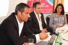 Thomas Schwabl (Geschäftsführer Marketagent.com), Günther Moser (Geschäftsführer PINK Marketing GmbH), Isabella Rauter (Public Relations Kärnten Werbung und PINK LAKE)