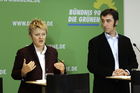 Berlin, den 26.01.2009
Foto: Cem Oezdemir, Bundesvorsitzender, BUENDNIS 90/ DIE GRUENEN und Renate Kuenast, Spitzenkandidatin von BUENDNIS 90/DIE GRUENEN,
anlaesslich einer Pressekonferenz in Berlin.
Copyright by: Reiner Zensen