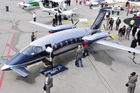 Während der EBACE, Europa's grösster Private Aviation Messe in Genf, stehen dutzende von Business-Jets auf dem Rollfeld des Flughafen Cointreau in Genf. During EBACE, Europe's biggest privat aviation exhibition, there are dozends of business-jets on the airstrip of Geneva's airport Cointreau