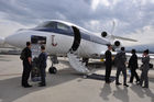 Die dunklen Wolken über dem Airline-Himmel lichten sich langsam: An der EBACE, Europa's grösster Private Aviation Messe in Genf, zeigen Flugzeughersteller aus der ganzen Welt ihre neuesten Business-Jets. The dark clouds over the business-airline-sky are sloly moving away: At Europe's biggest privat aviation exhibition EBACE in Geneva, the aircraft-manufacturer are showing ther new business-jets