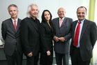 (C) fotodienst/Anna Rauchenberger - Wien, 05.05.2009 -  Vienna International und die Rainer Gruppe eröffnen heute Abend ihr zweites gemeinsames Hotel in Wien: das 4-Sterne Rainers im 10. Wiener Gemeindebezirk. FOTO v.l.:  Gerhard Lemberger, Geschäftsführer RHW, Projektentwickler RAINERS Hotels, Rudolf Tucek, CEO Vienna Int. Hotelmanagement AG, Isabella Hren, COO Vienna International Hotelmanagement AG, Senator Burkhard Ernst, Vorstand Rainer AG, Gründer der RAINER Gruppe, KR Burkhard Ernst, Vorstand RAINER Kranftfahrzeugshandels AG