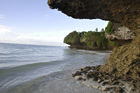 Der Strand an der Südküste von Mombasa beim Diani Reef Hotel