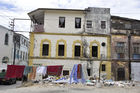 Baufällige Häuser in der Altstadt von Mombasa