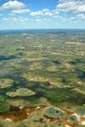 Die grösste Flut in den Okavango-Sümpfen in der Kalahri-Wüste seit 46 Jahren. 