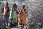 Samburu-Village-women, Samburu-Dorf-Bewohnerinnen, Nomaden, 