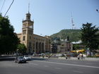 20 Jahre nach der Unabhängigkeit kämpft die Kaukasusrepublik Georgien mit dem schweren Erbe seiner 70jährigen sowjetischen Besatzung. Bild: Rustaweli-Boulevard in Tiflis.