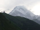 Georgiens mächtiger Vulkan Kasbek (5047 m) war Ende Juli 2011 die fünfte Station der 