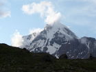Georgiens mächtiger Vulkan Kasbek (5047 m) war Ende Juli 2011 die fünfte Station der 