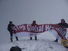 Georgiens mächtiger Vulkan Kasbek (5047 m) war Ende Juli 2011 die fünfte Station der 