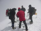 Georgiens mächtiger Vulkan Kasbek (5047 m) war Ende Juli 2011 die fünfte Station der 