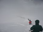 Georgiens mächtiger Vulkan Kasbek (5047 m) war Ende Juli 2011 die fünfte Station der 