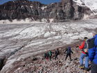 Georgiens mächtiger Vulkan Kasbek (5047 m) war Ende Juli 2011 die fünfte Station der 