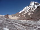 Georgiens mächtiger Vulkan Kasbek (5047 m) war Ende Juli 2011 die fünfte Station der 