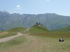 Georgiens mächtiger Vulkan Kasbek (5047 m) war Ende Juli 2011 die fünfte Station der 