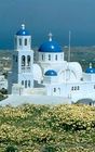 Griechisch Orthodoxe Kirche und Kapelle in Santorini