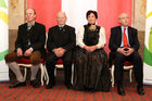 (C) fotodienst/Anna Rauchenberger - Wien, 11.12.2008 - Verleihung der Hans-Kudlich Preise 2008 im Lebensministerium. FOTO: Franz Keil (Preisträger, Seeham, Salzburg), Franz Mair (Preisträger, Schwanenstadt, Oberösterreich), Martha Niederacher (Preisträgerin, Krumbach, Vorarlberg), KR Dr. Josef Schmid (Vorstandsdirektor, Österreichische Hagelversicherung)