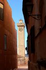 Der Torre Mangana im Unesco Weltkulturerbe La Cuenca in der Castillia-La Mancha war einst Teil der arabischen Festung und wurde von König Alfonso VIII im Jahr 1177 für die Christen zurückerobert. Die Stadt liegt auf einem Felsplateau über den Schluchten des Jucar und Huécar