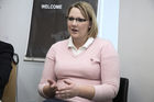 (C) fotodienst/Gudrun Krieger - Wien 03.12.2008 - Pressekonferenz - PAP Ratgeber-Paket - 60.000 Frauen jährlich mit unklarem Krebsabstrich konfrontiert: Patricia Mader (Betroffene)