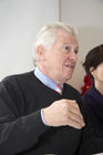 (C) fotodienst/Gudrun Krieger - Wien 03.12.2008 - Pressekonferenz - PAP Ratgeber-Paket - 60.000 Frauen jährlich mit unklarem Krebsabstrich konfrontiert:   Univ -Prof. Dr. Sepp Leodolter (Klinische Abt. f. allg. Gynäkologie und gynäkologische Onkologie an der mediz. Univ. Wien), Katharina Stemberger (Vorsitzende und Initiatorin der Österreichischen Initiative gegen Gebärmutterhalskrebs)