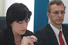 v.li. nach re.
SPCR Marta Blizkova (Tschechische Republik)
RUZ-Vizepräsident Ivan Stefanec (Slowakei)
